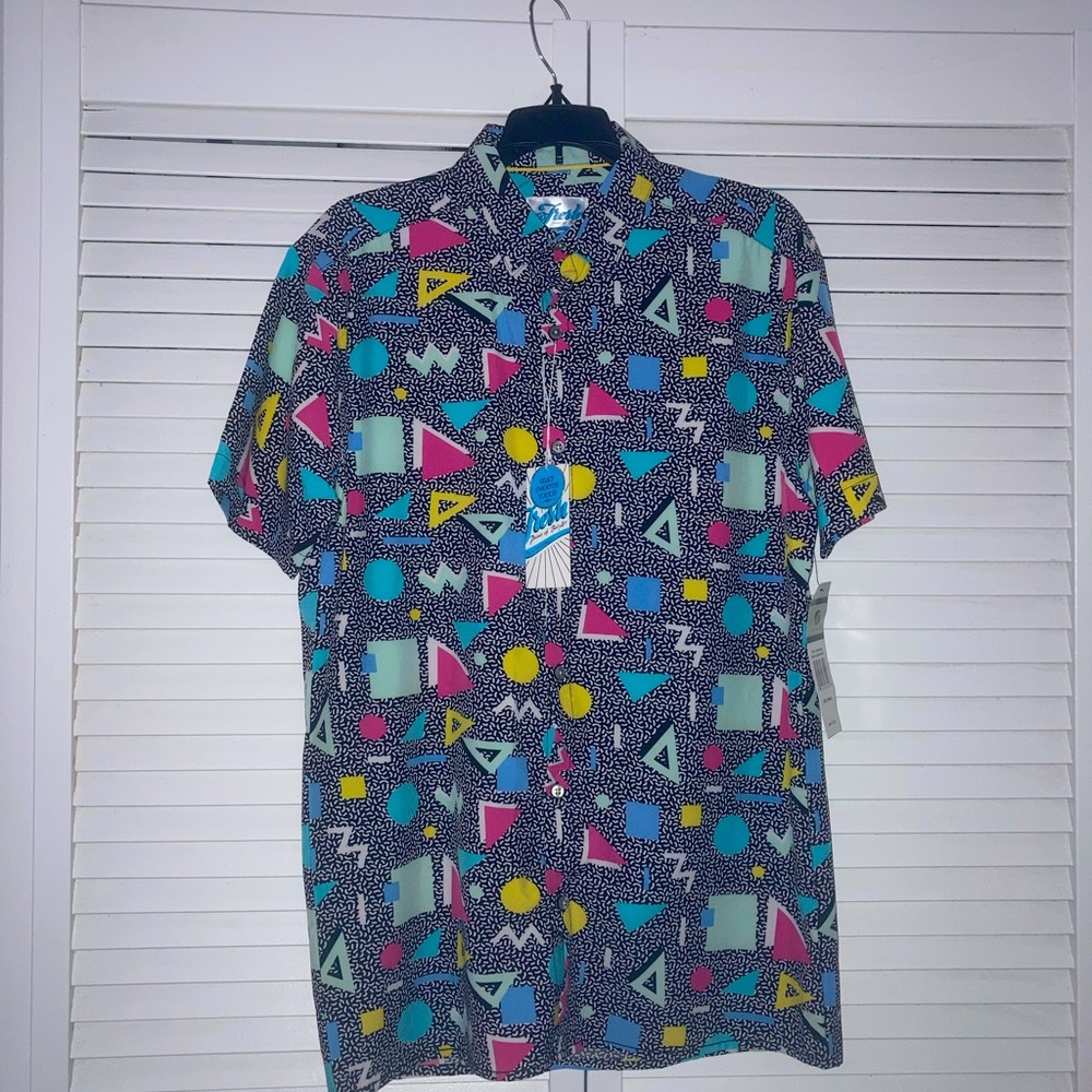 NWT Fresh Prints of Bel- Air Button Down Shirt Small